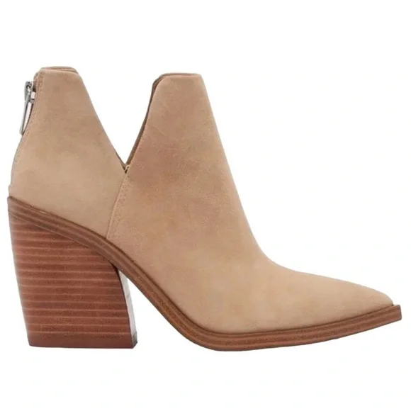 Vince Camuto Gigietta Western Suede Booties Size 11 41 - Picture 3 of 9